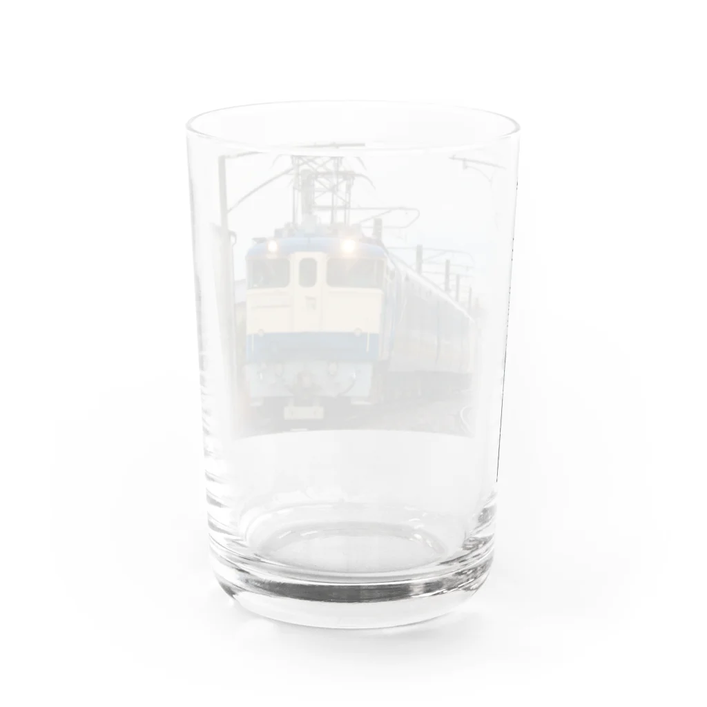 ふみふみのEF65牽引　ロイヤルエクスプレス四国 Water Glass :back