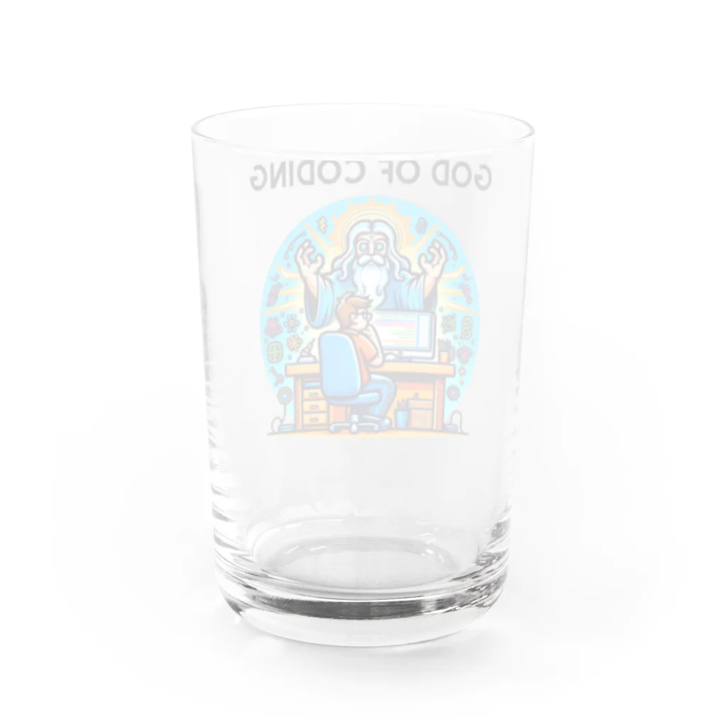 AKECのコーディングの神様：プログラマーに神様降臨 Water Glass :back