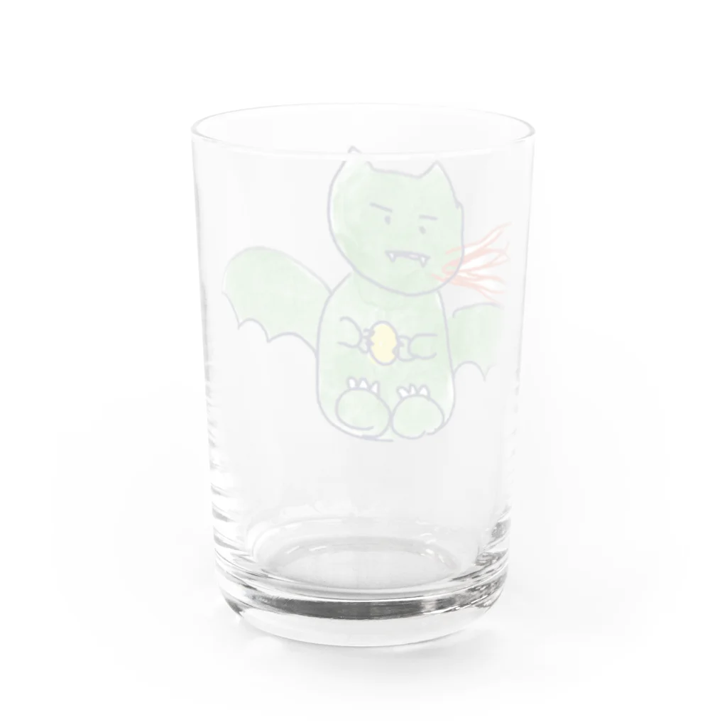 やすらぎの里のガーゴイルくん Water Glass :back