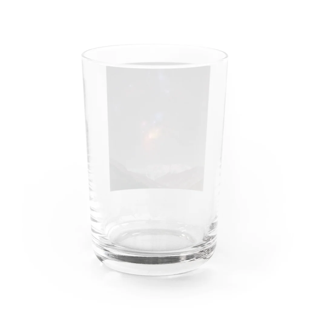 S204_Nanaの赤石岳に昇る蠍座 Water Glass :back