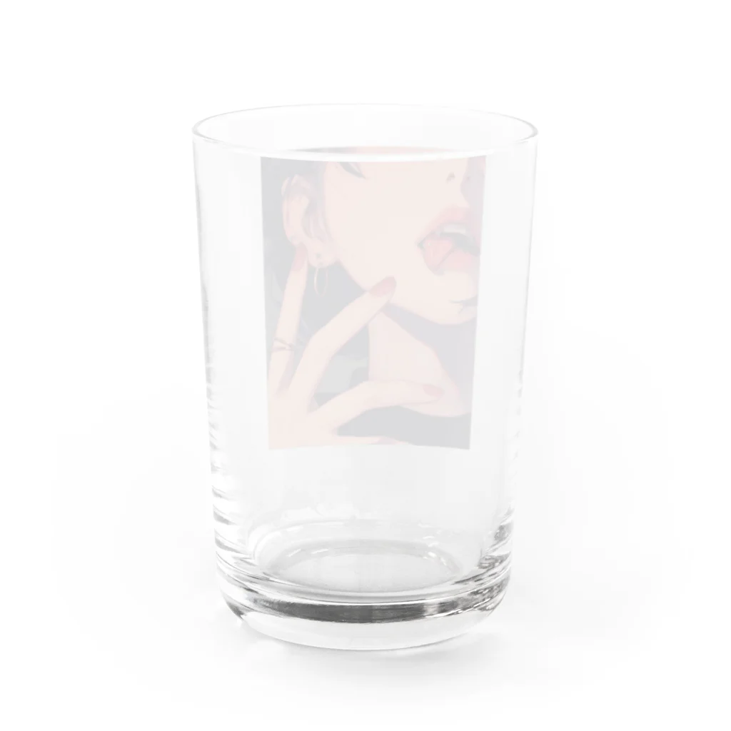 ハチドリ(HACHIDORI)のTongue Piercing Water Glass :back