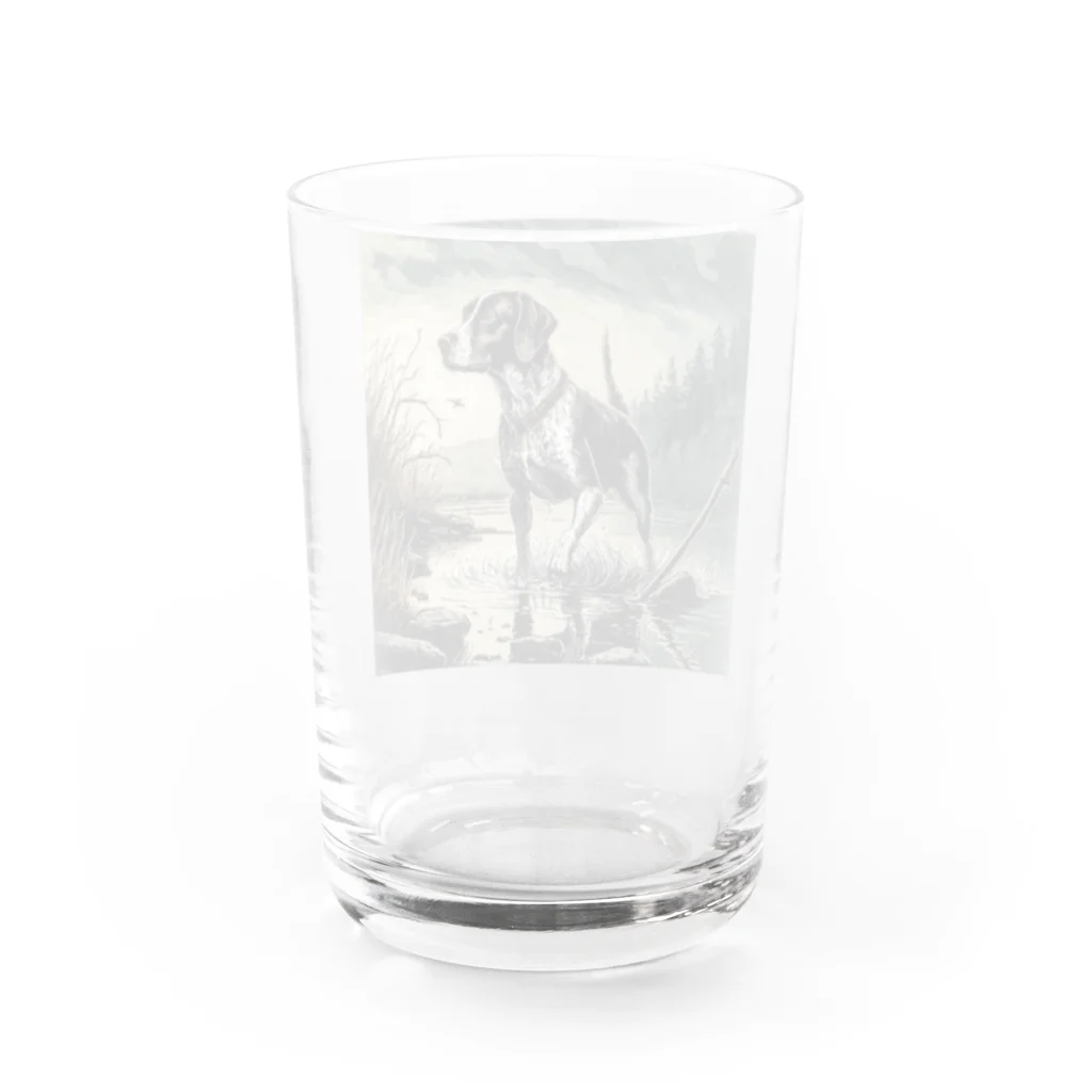 DREAMHOUSEのイングリッシュポインター Water Glass :back