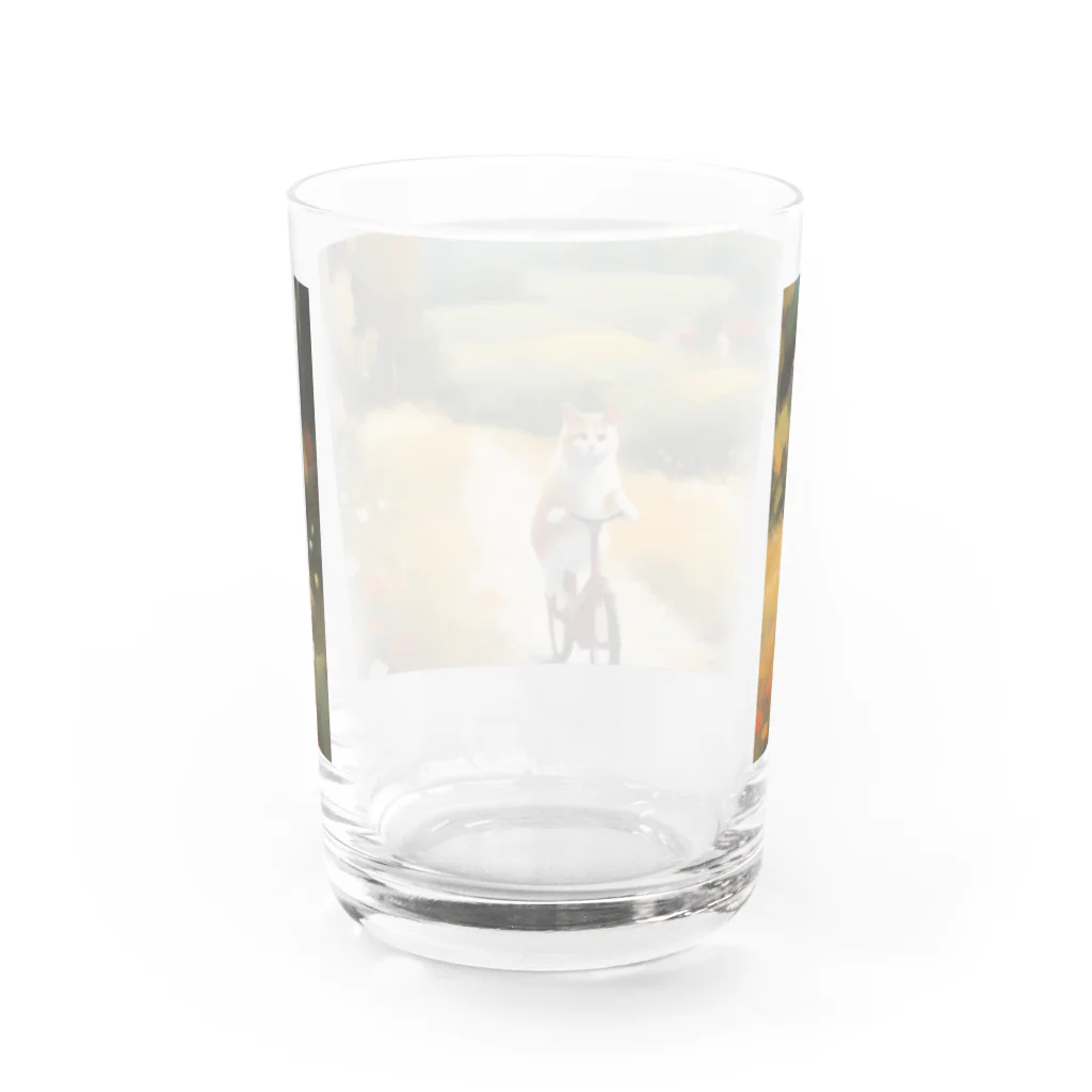 THE NOBLE LIGHTの花畑 Water Glass :back