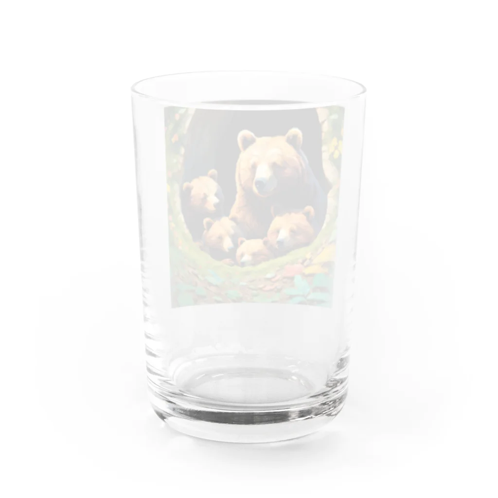 masa0801_のかわいいくま達🧸 Water Glass :back