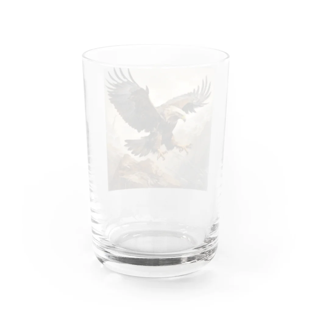 AQUAMETAVERSEの大鷲が獲物を狙っている瞬間　Hime  2530 Water Glass :back