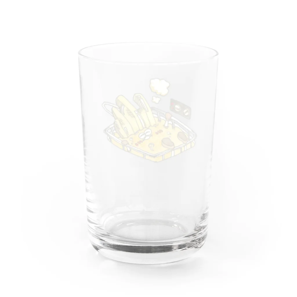 ポテトくんのTシャツ屋さんのポム・フリット　-Frier Bath- Water Glass :back