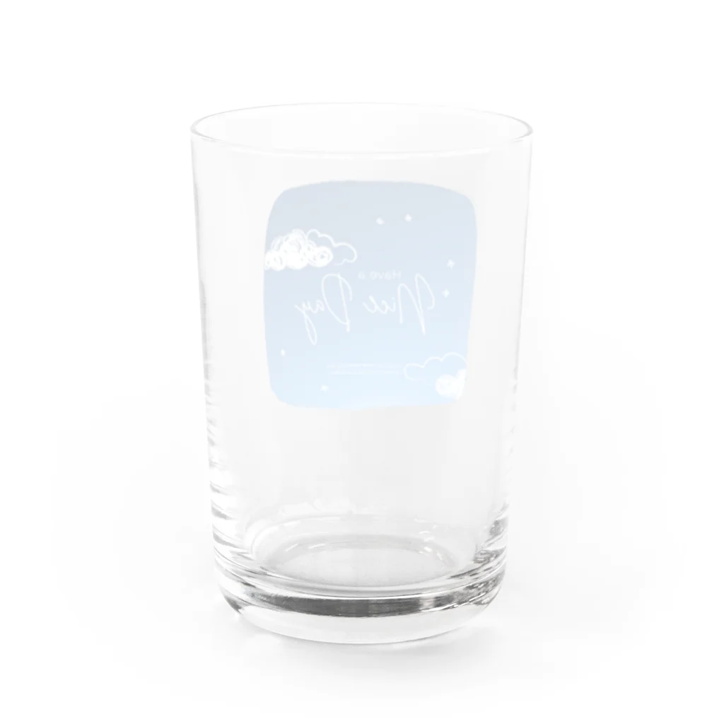 FAMの☆have a nice day☆ Water Glass :back