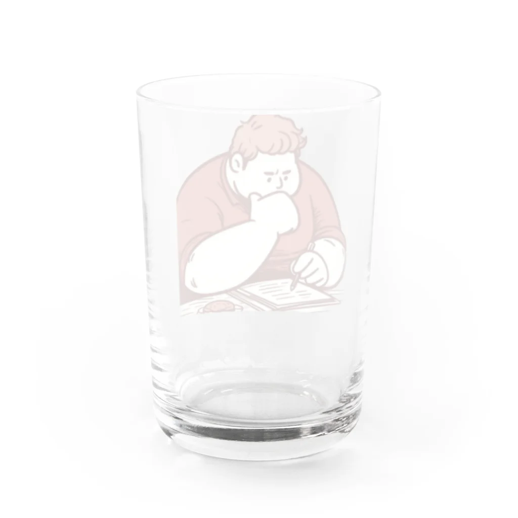 きなこのショップの食べる間もない Water Glass :back