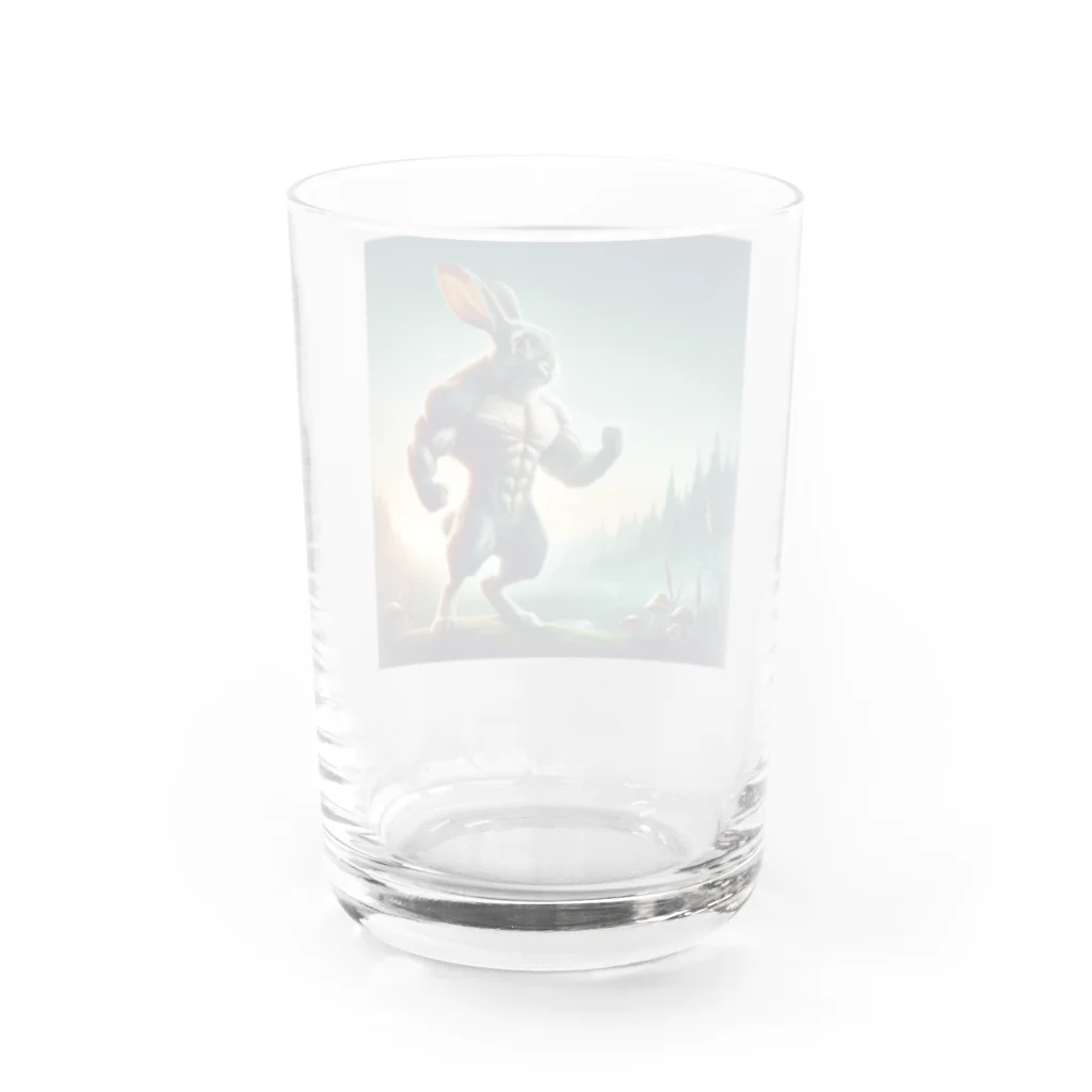 cheesyaのウサギ　パワーモード Water Glass :back