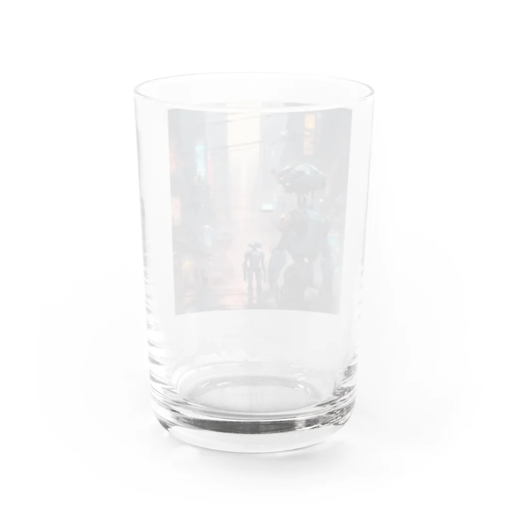 xgs648の近未来ロボット Water Glass :back