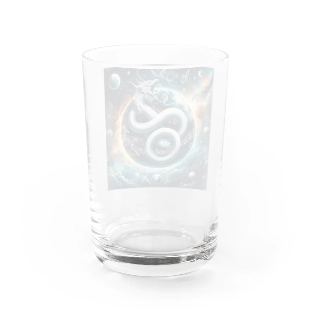 my82の白き龍 Water Glass :back