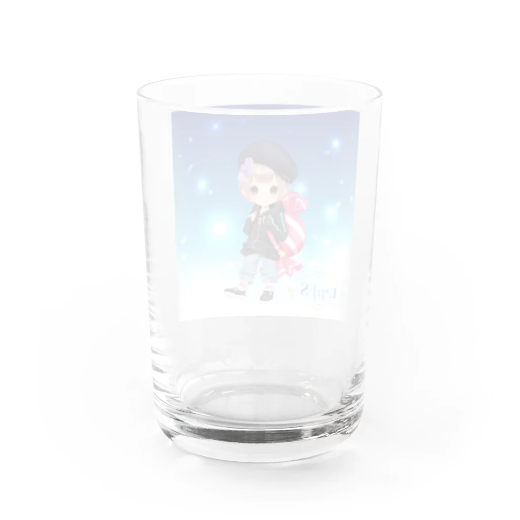 限定マカちゃんグッズ🤣の限定w Water Glass :back