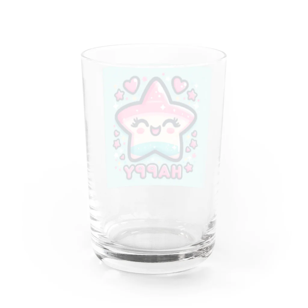 メアリーの星空とLINEスタンプ風デザインが絶妙 Water Glass :back