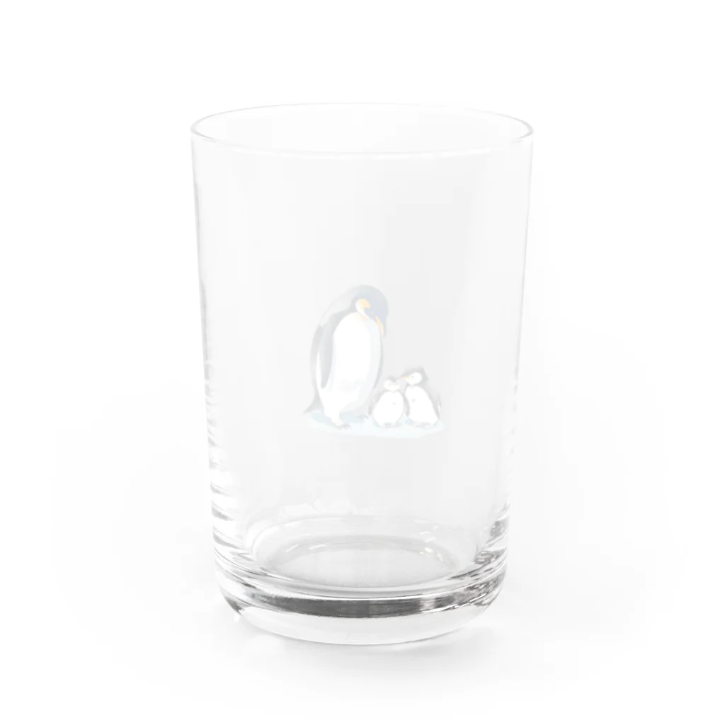 sorashopのちょこっとぺんぎんおやこ Water Glass :back