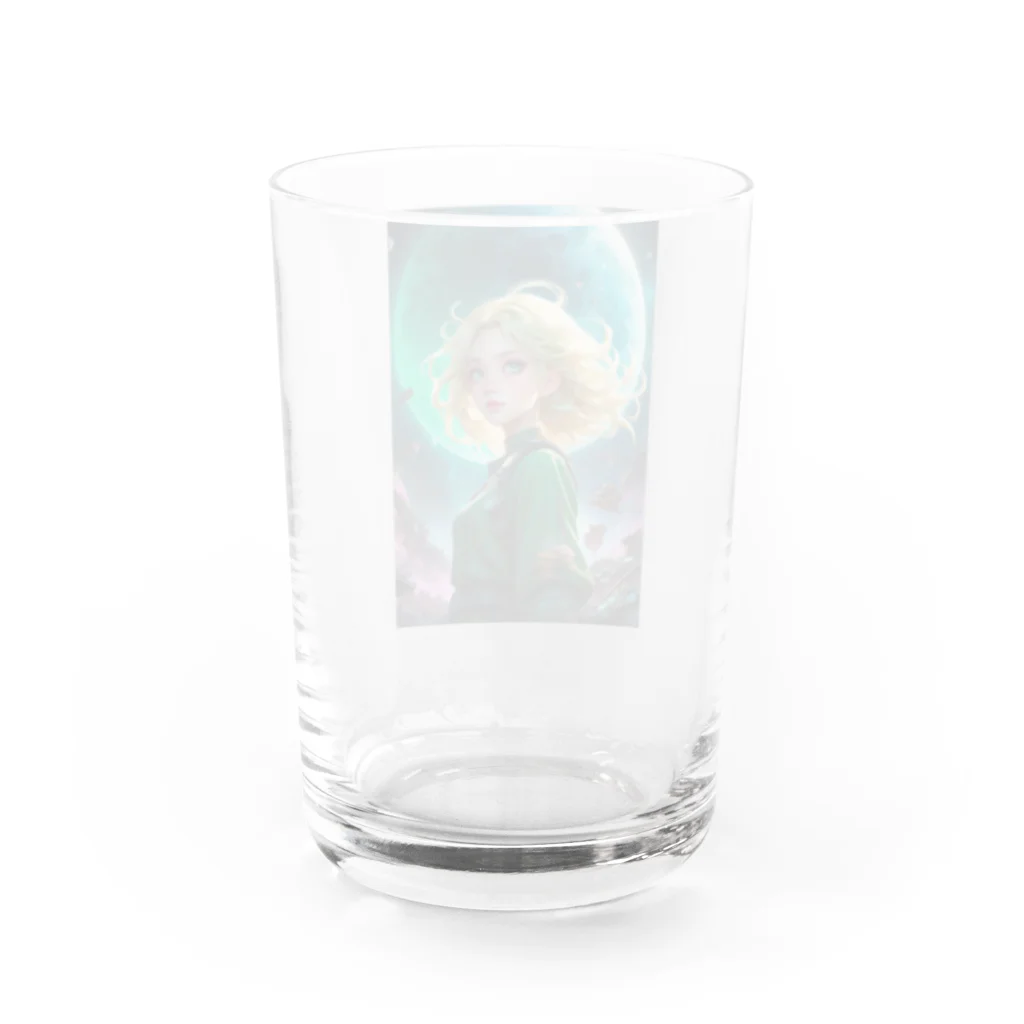 AQUAMETAVERSEの宇宙の凛とした姫 アメジスト 2846 Water Glass :back