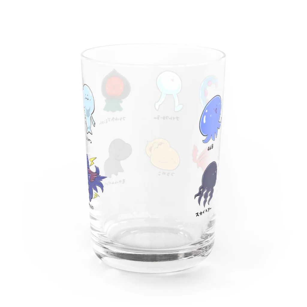 もふもふ堂の未確認生物 Water Glass :back