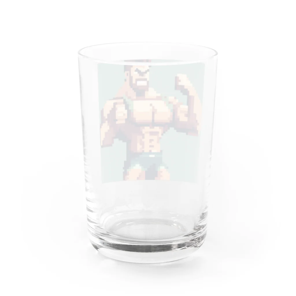 nakasato442のマッチョのドット絵６ Water Glass :back