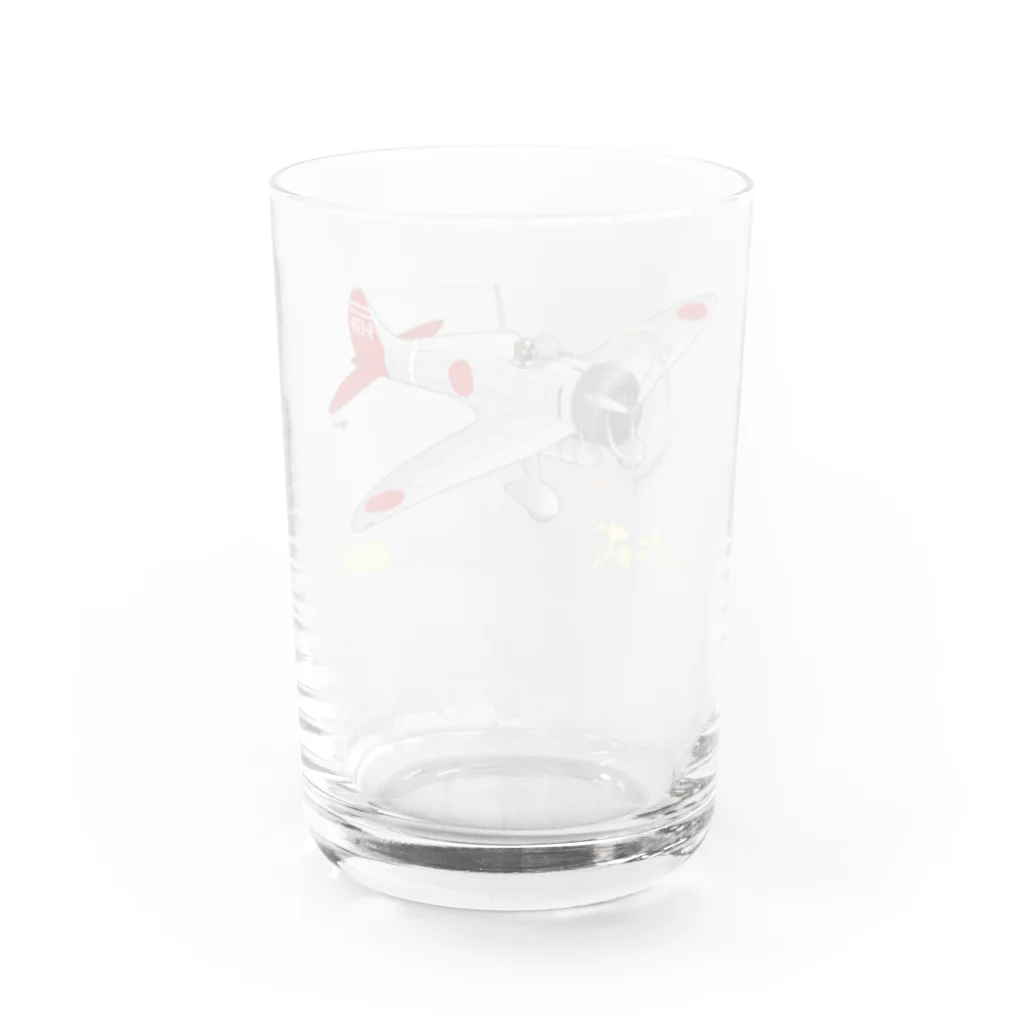 NYAO_AVIATIONの三菱 九六式四号艦上戦闘機(A5M4) 第14航空隊所属機 グッズ Water Glass :back