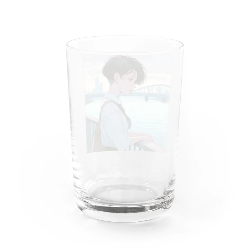 Riona_112の都会女子 Water Glass :back