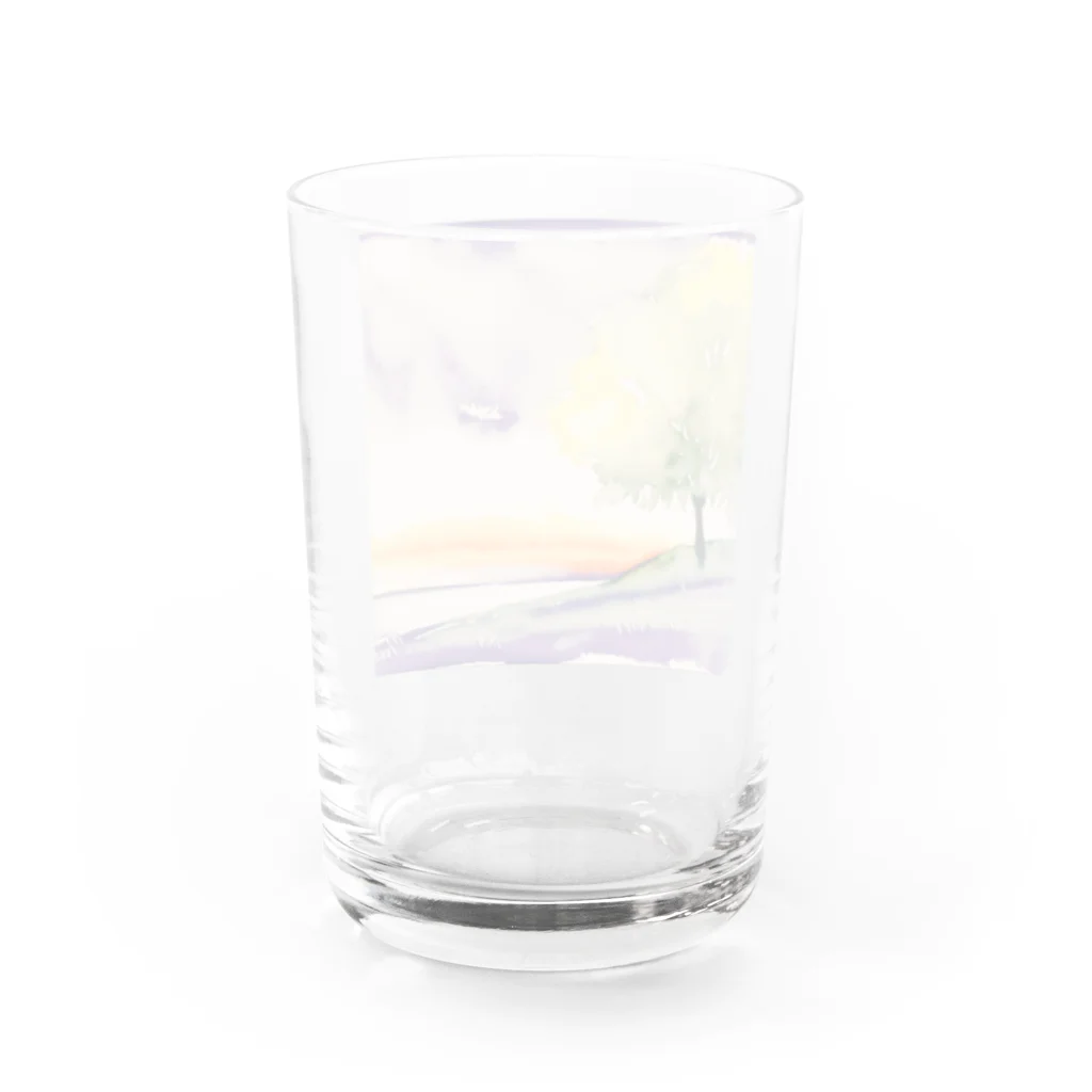 Rainbow.Kの夕暮れ Water Glass :back