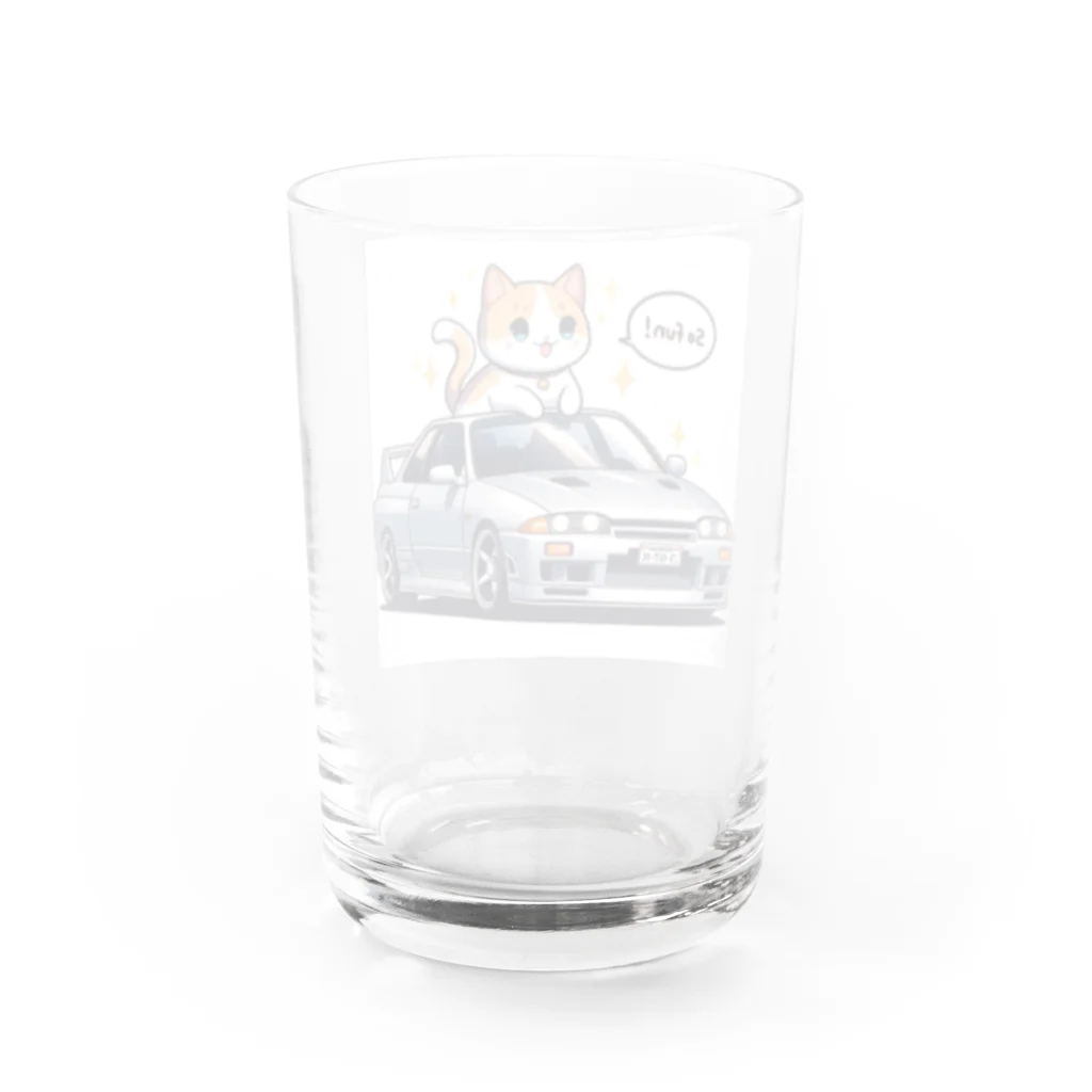 takkun0328のGT-Rキャットアドベンチャー Water Glass :back