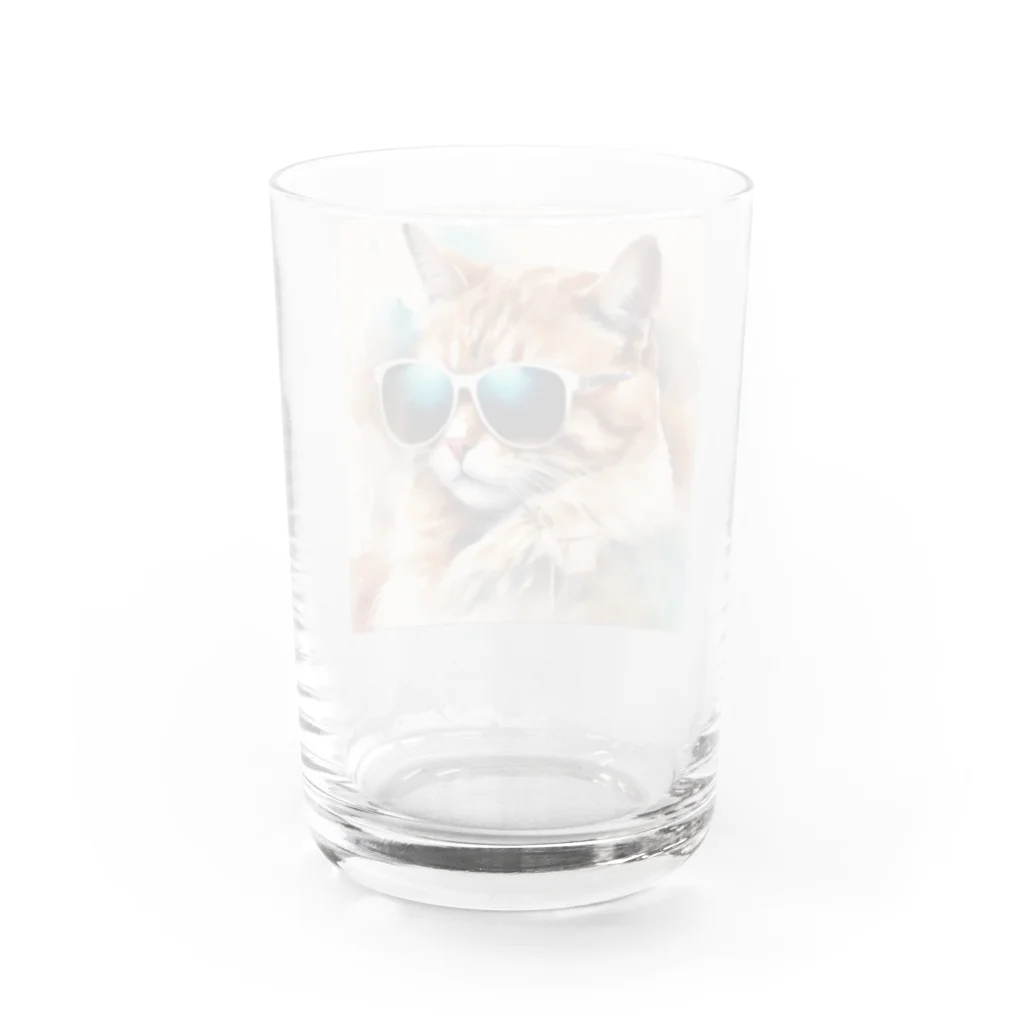 Ryu_1055のワイルドキャット Water Glass :back