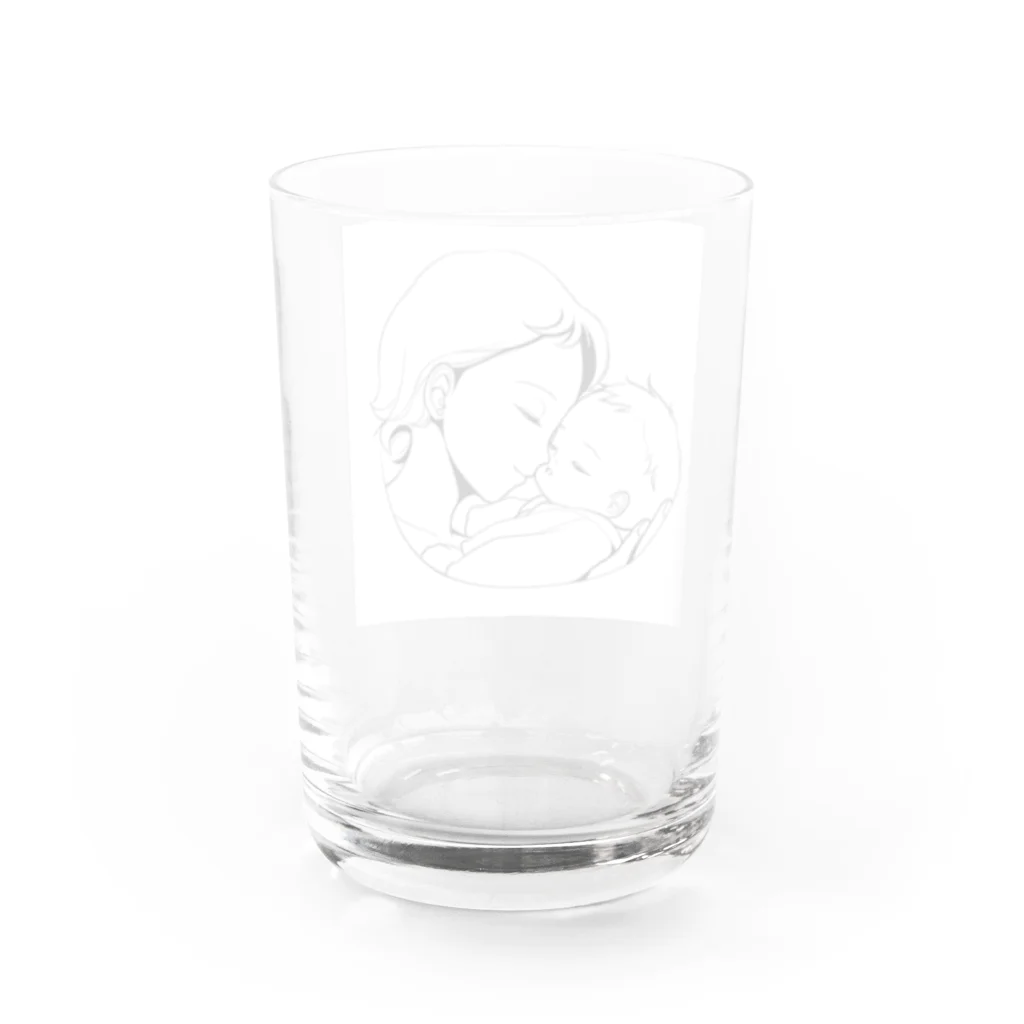 ニャン太郎の母の愛 Water Glass :back