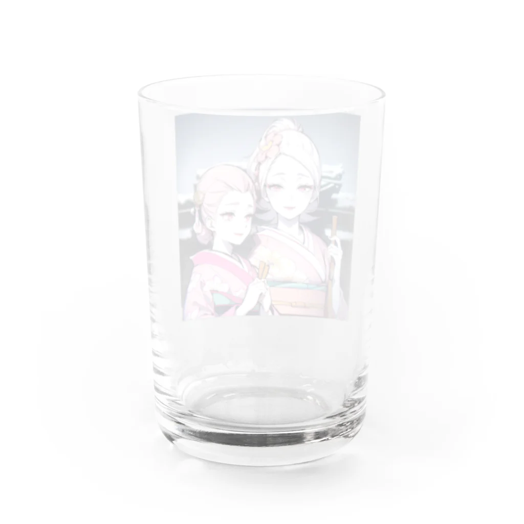 bigbamboofamilyの白く透き通る肌の娘達 Water Glass :back