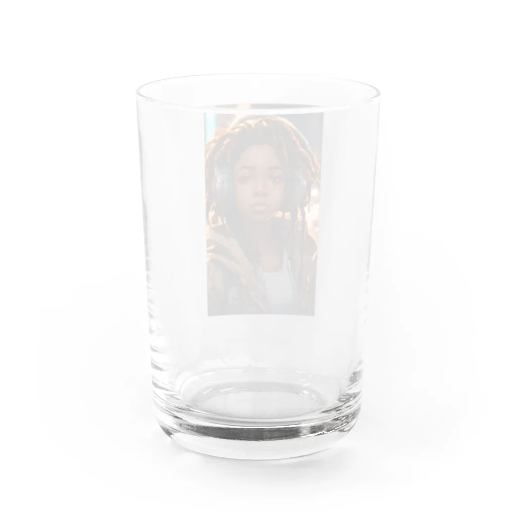 kam-kam0713の魅力的な外国人女性 Water Glass :back