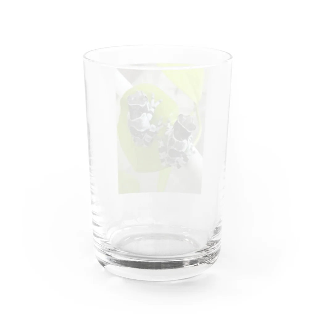 natsumasaのミルキーフロッグ Water Glass :back