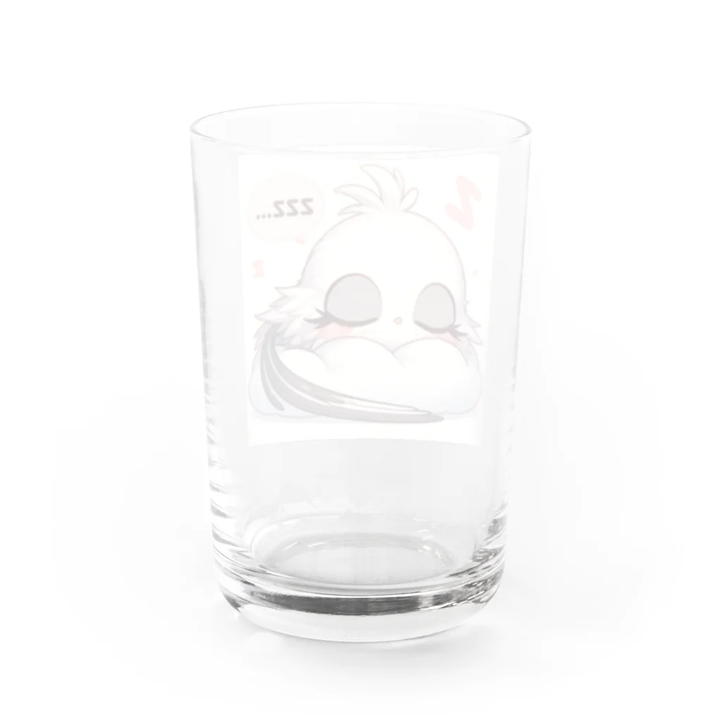 mimikkyu322のLong-tailed Tit 7 Water Glass :back