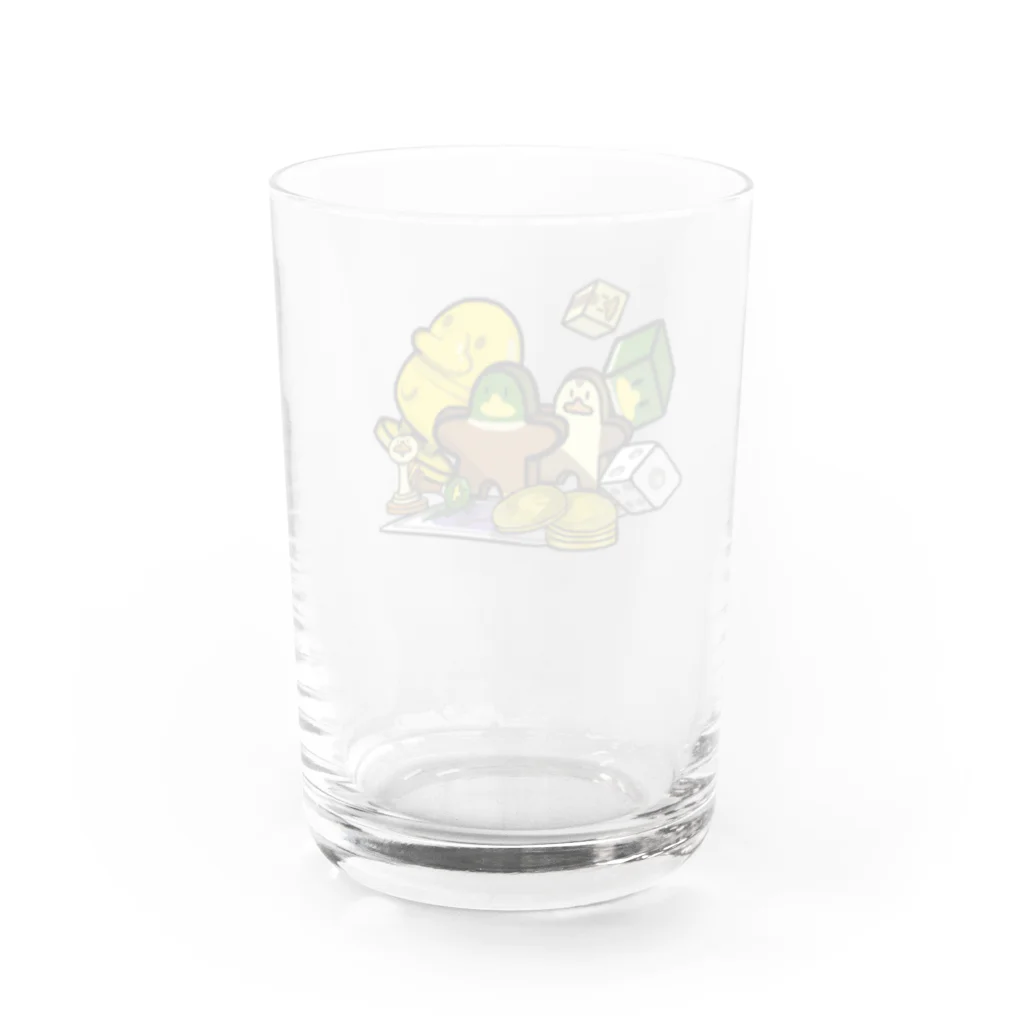 kamopennのボードゲーム好きな鴨の親子のコンポーネント Water Glass :back