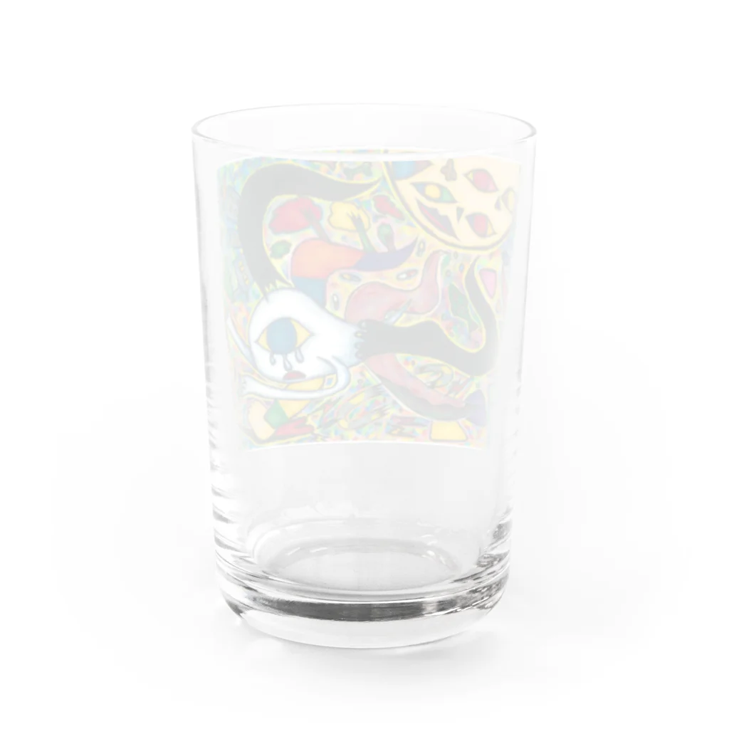 脳内もぐもぐショップ🧠の墓の上は歓楽街 Water Glass :back