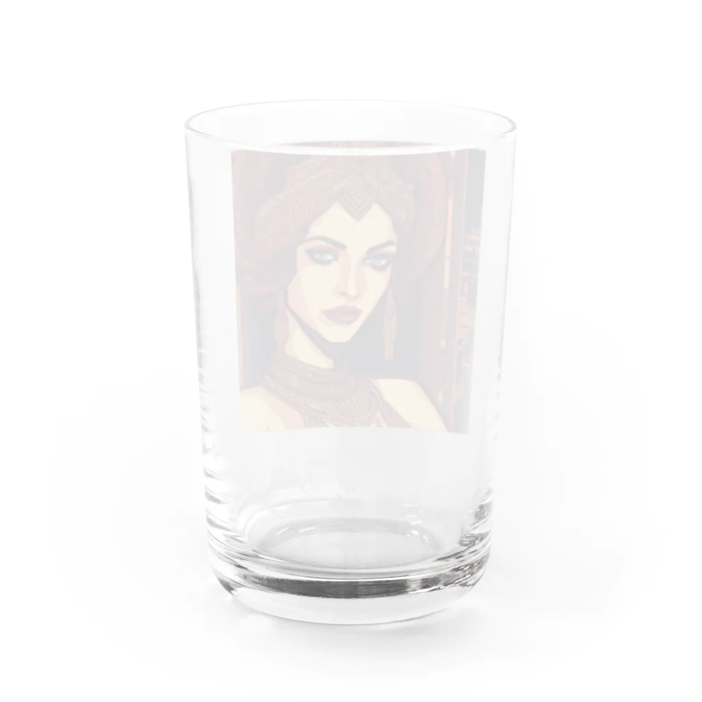 PixelGalsの魅惑的な東欧風の美女 グラス反対面