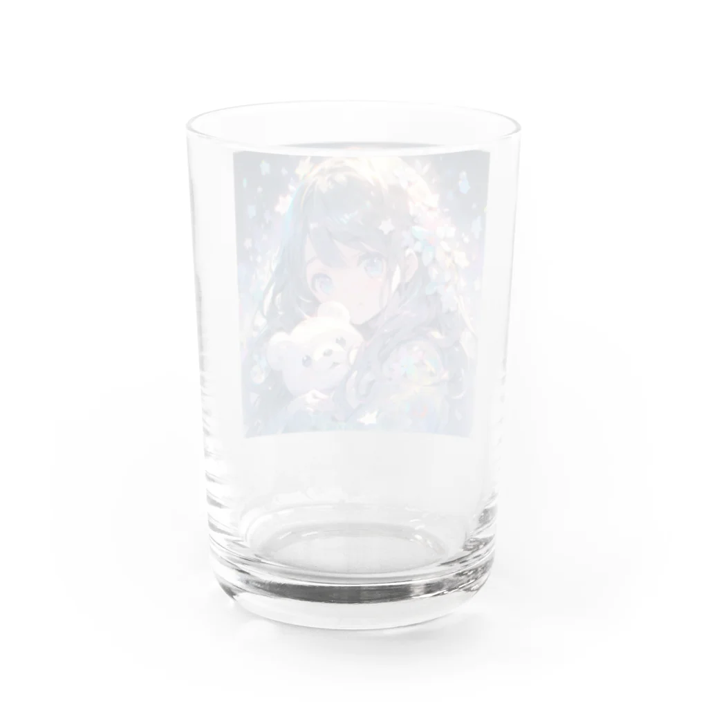 rin_cocoのかわいい！クマ抱っこ♪ Water Glass :back