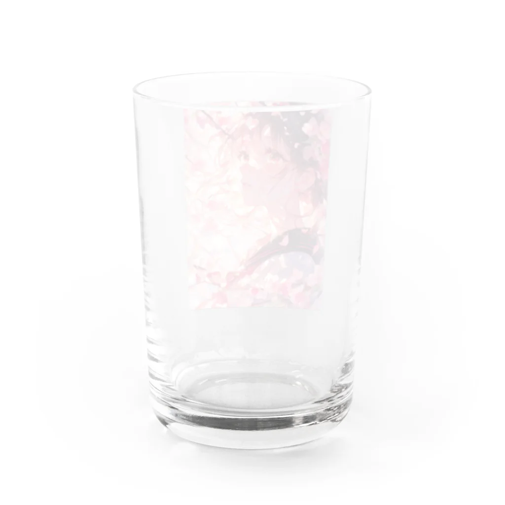 AQUAMETAVERSEの桜と私ラフルール1859 Water Glass :back