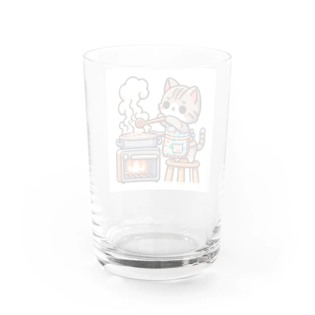 子猫カーニバルの子猫のレストラン Water Glass :back