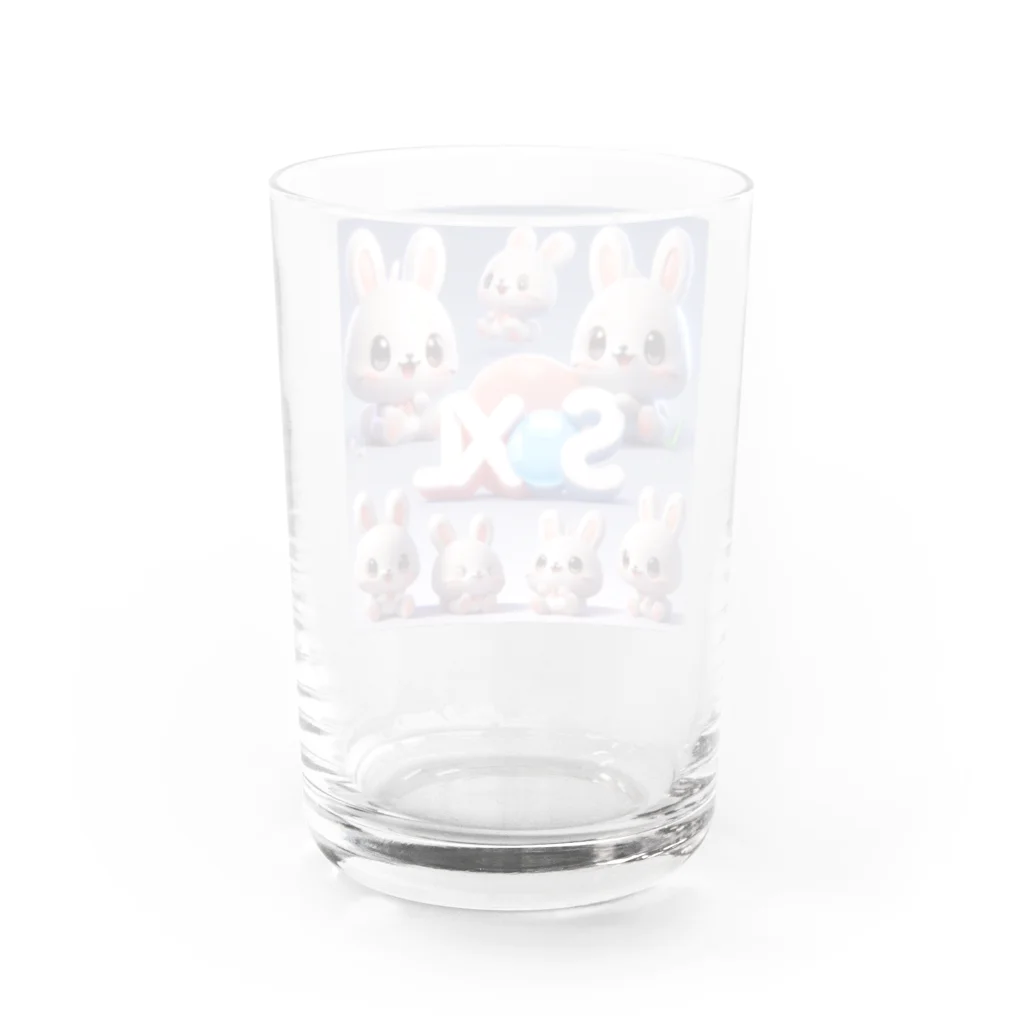 Bunny RingのSOXL Kabukura girls Water Glass :back