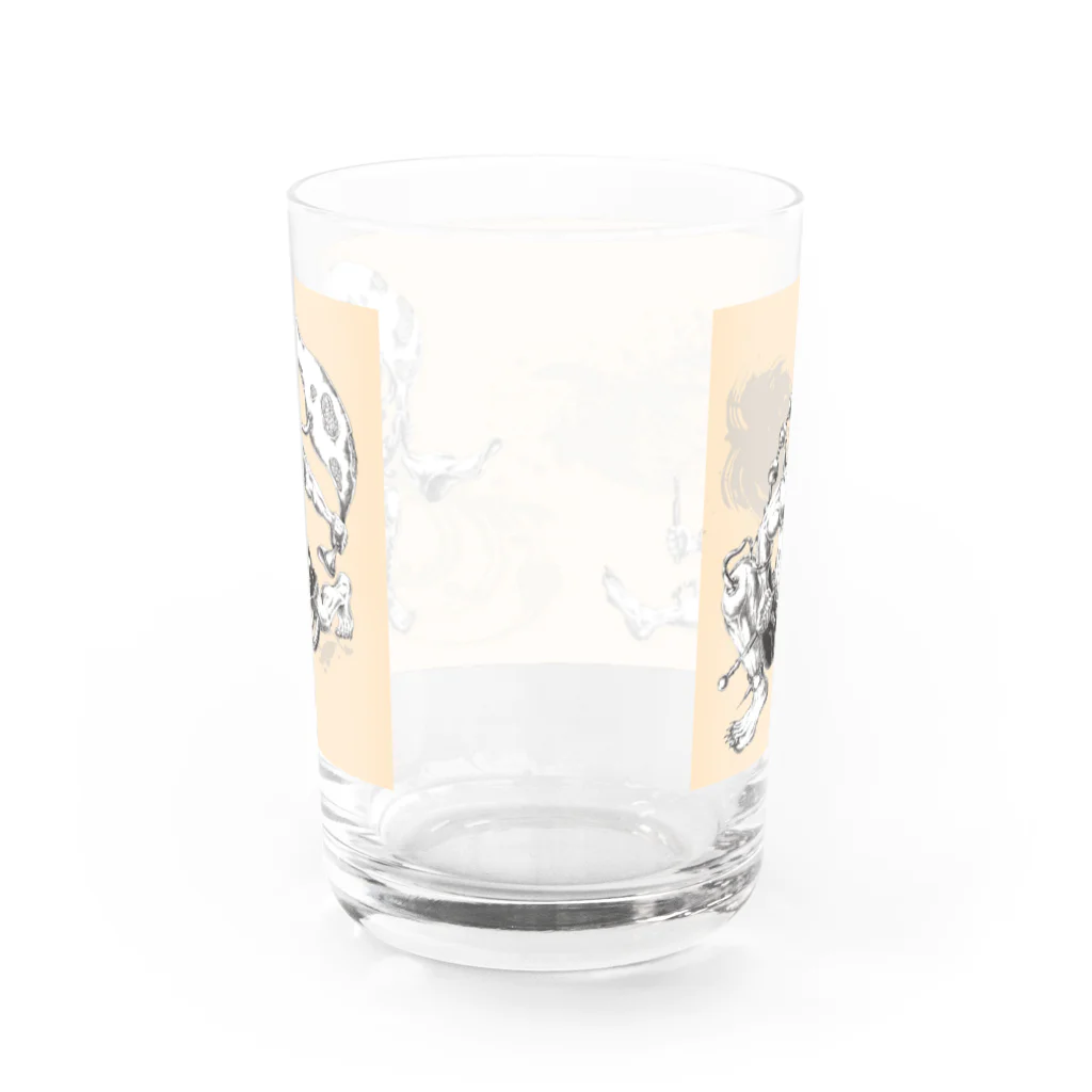 T_Bandyの風神雷神 Water Glass :back