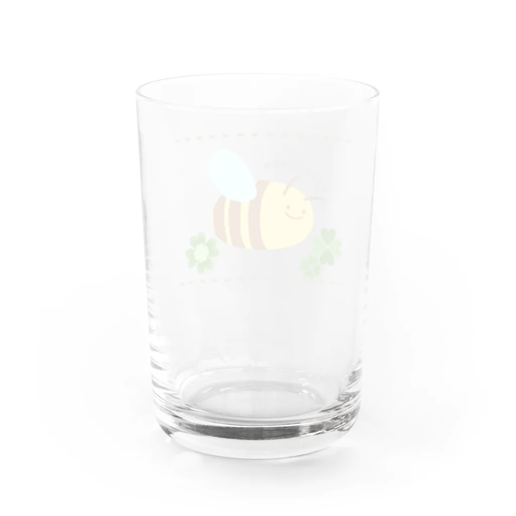 こめつぶ商店のはちさん Water Glass :back