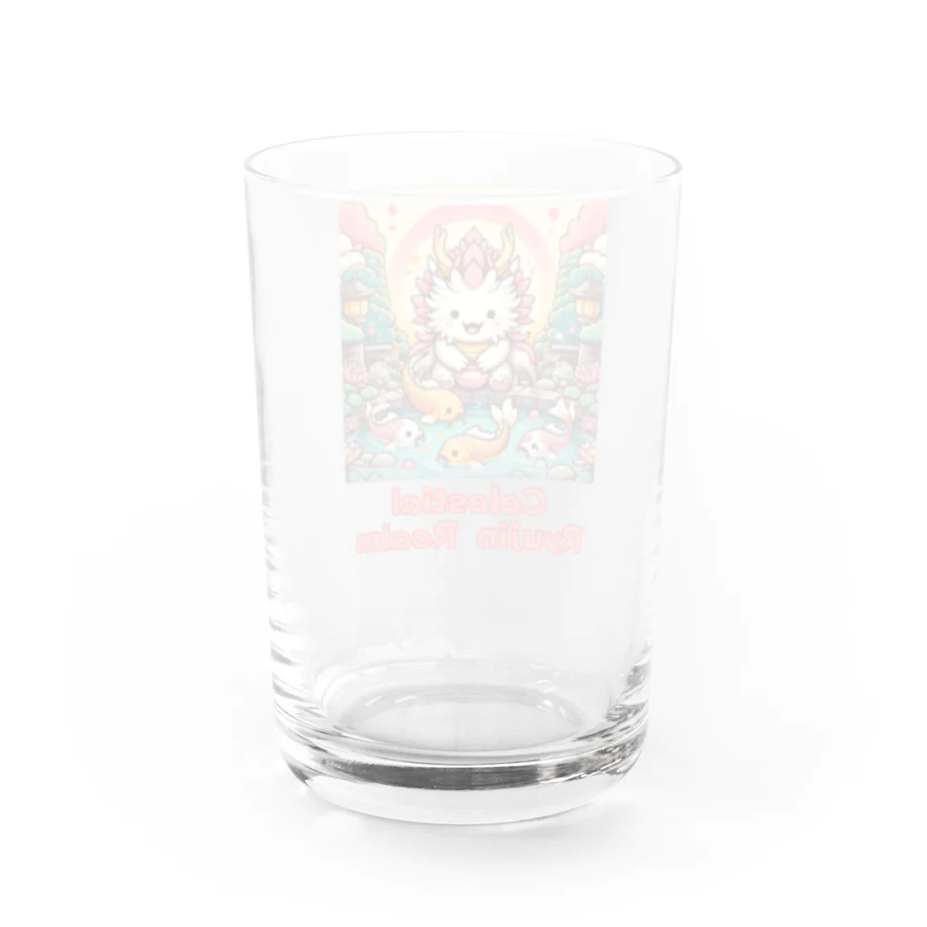 大江戸花火祭りのCelestial Ryujin Realm～天上の龍神社7 Water Glass :back