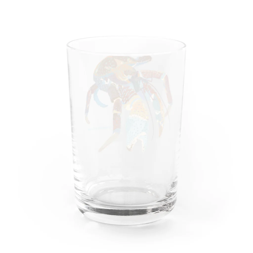 さちこの生物雑貨のヤシガニ Water Glass :back