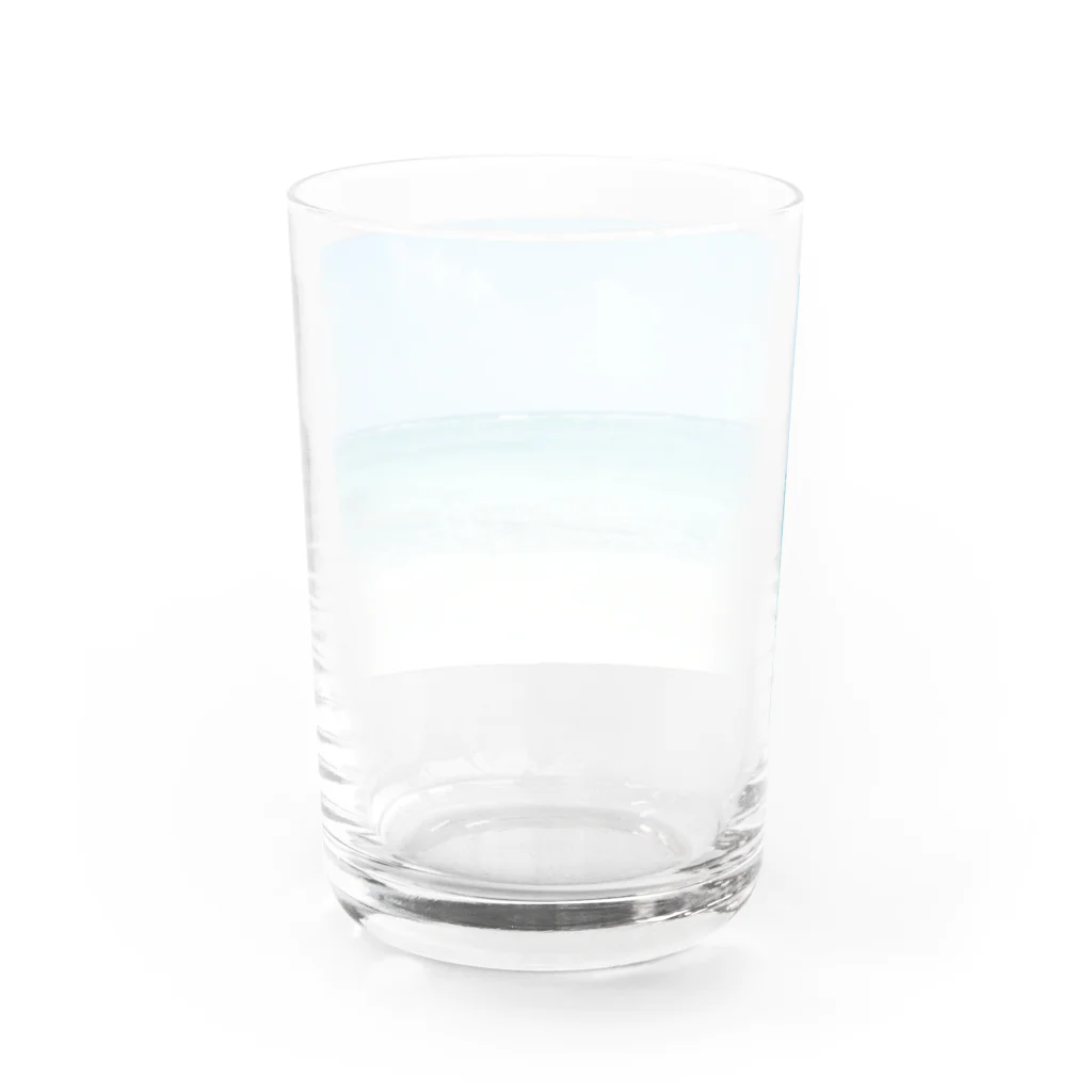 きよのお店の夏の海 Water Glass :back