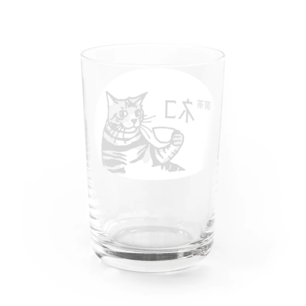 毎日ころりんの喫茶ネコ Water Glass :back