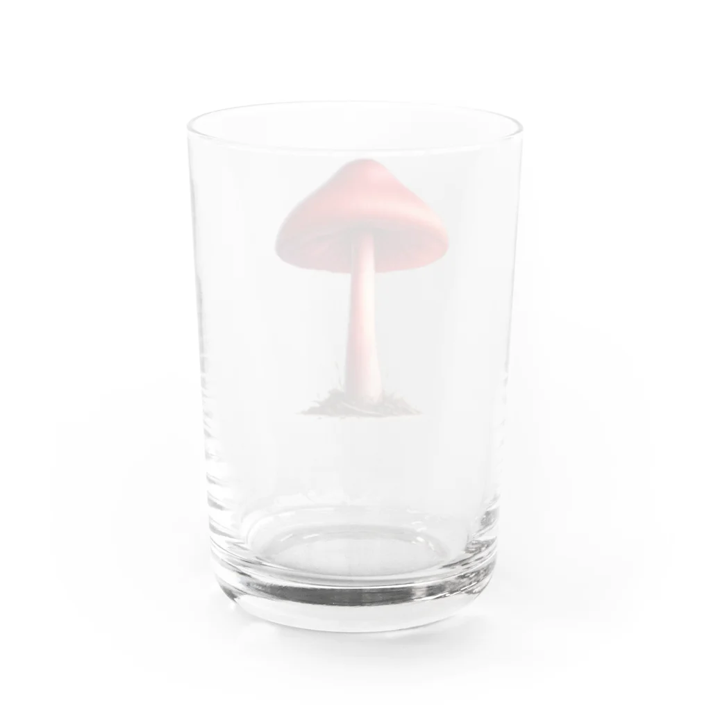 mushupのクリムゾンワックスキャップ  Water Glass :back