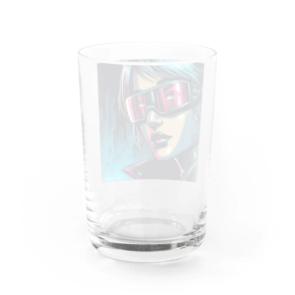 kangekiのサイバーパンクガールNo.42 Water Glass :back