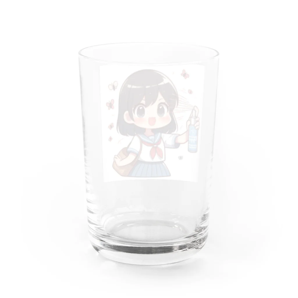 ともっしーの花粉症ですか？ Water Glass :back