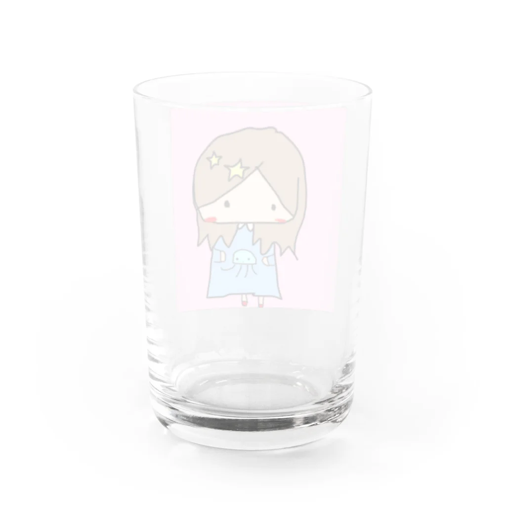 chiro&kuroの水族館好きな女の子 Water Glass :back