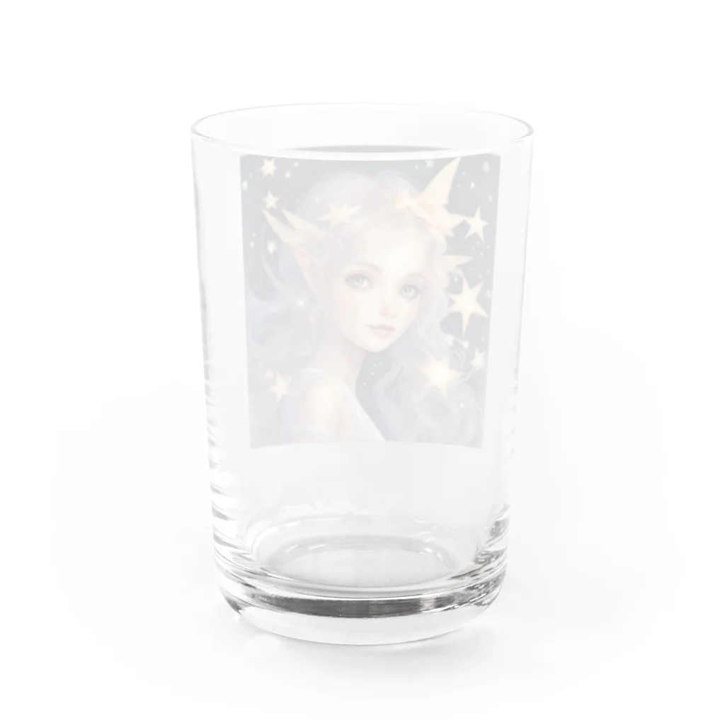 アイピクチャリィの星の妖精 Water Glass :back