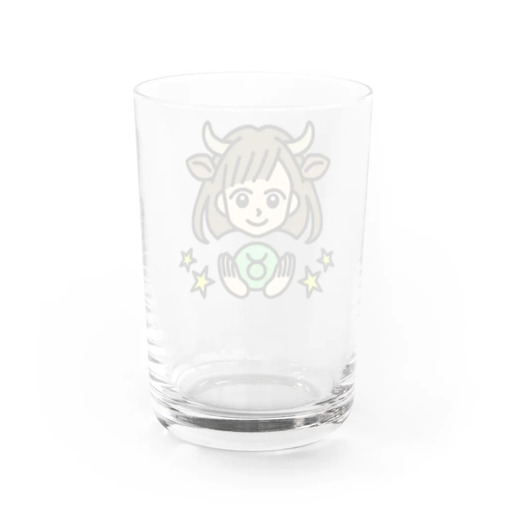 Yukarinaの星座ショップのおうし座♉ Water Glass :back